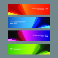 Vector Abstract design banner web template