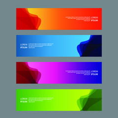 Vector Abstract design banner web template