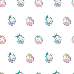 baby graphic pattern wallpaper object