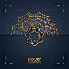 Luxury ornament mandala background for book cover, wedding invitation