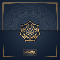 Luxury ornament mandala background for book cover, wedding invitation
