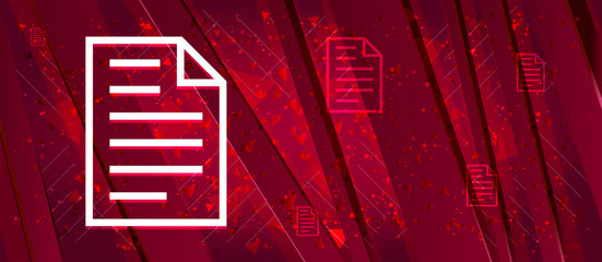 Page icon Abstract design bright red banner background