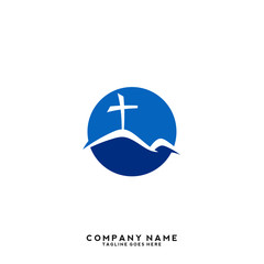 Church vector logo symbol graphic abstract template
