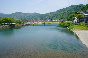 Fototapeta na wymiar 錦帯橋と岩国