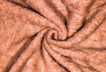 Fototapeta na wymiar Towel surface red