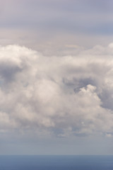 Naklejka na ściany i meble clouds above ocean
