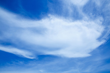 Obraz premium Blue sky with white cloud.