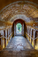 Temple of theA Hallway leading outside from the Sacred Tooth Relic (Dalada Maligawa), Kandy, Sri Lanka