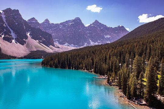 lake in the mountains
