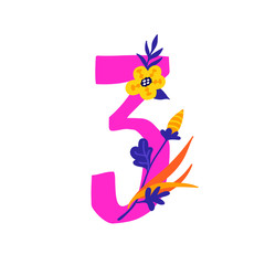 number; plant; flower; decoration; floral; card; isolated; vector; font; symbol; spring; design; nature; element; vintage; pink; summer; leaf; illustration; green; greeting; branch; beautiful; decorat