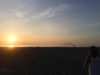 Fototapeta premium sunset on beach