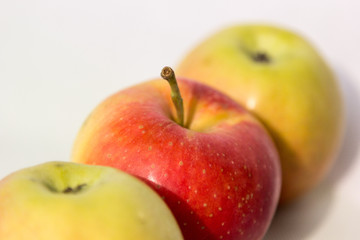isolated apple on white background