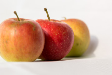 isolated apple on white background