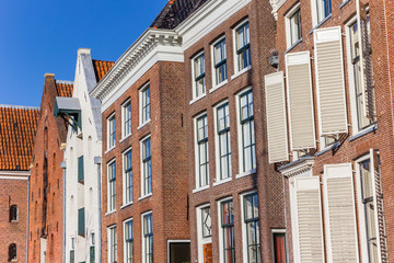 Fototapeta premium Old warehouses at the Hoge Der A in Groningen, Netherlands