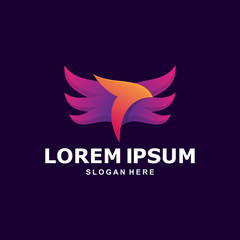 Fototapeta premium Head Eagle mascot Logo Template