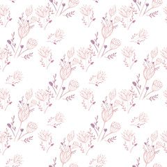 Obraz premium Japanese template with japanese flowers lotus for decorative design. Fabric pattern. Beautiful vector background.