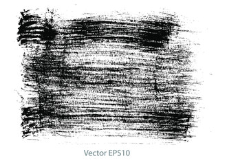 black brush stroke stripes. vector background