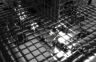 chrome cube wallpaper