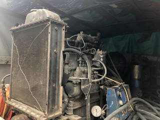 Old car engine