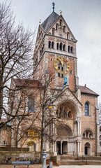 Fototapeta na wymiar St. Anna im Lehel church, Munich, Germany