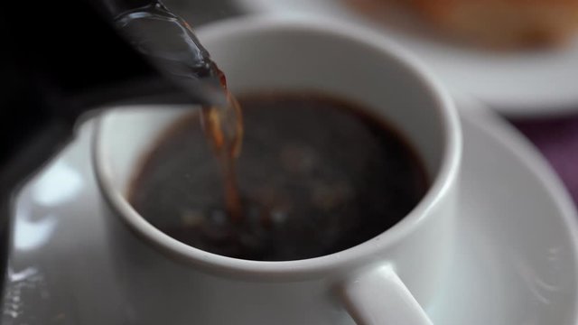 Coffe cup in breakfast