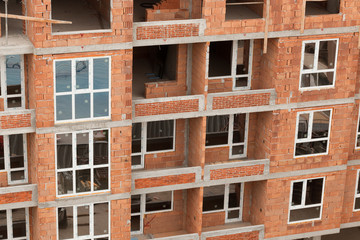 construction site of an apartment building