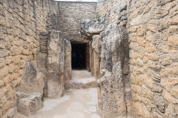 Fototapeta na wymiar Archaeological Complex Dolmens of Antequera