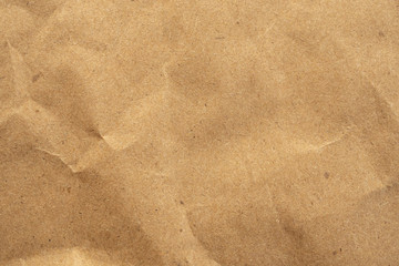 Old brown eco recycled kraft paper texture cardboard background