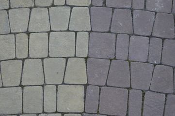 Obraz premium pavement of cobblestones