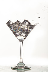 Glass, Water And Ice