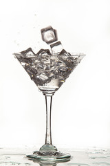 Glass, Water And Ice