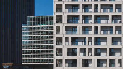 Modern building detail, Vienna , Austria