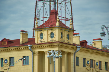 Minsk, Belarus.Stalinist Empire style.