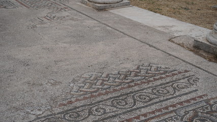 Fototapeta na wymiar lydian city, sardes mosaic floors