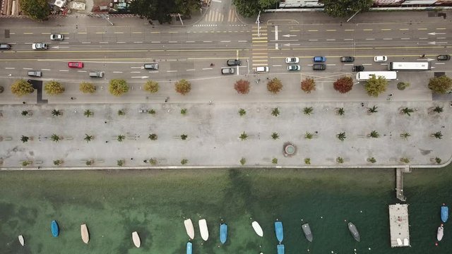 bird view in Zurich - Switzerland
