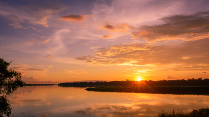 Fototapeta premium Scenic View Of Dramatic Sky During Sunset