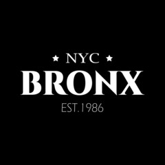 Bronx NYC -  Typography graphic design for t-shirt graphics, banner, fashion prints, slogan tees, stickers, cards, posters and other creative uses