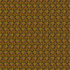 A seamless abstract vector pattern with circles and lines. Surface print design.