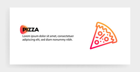 PIZZA ICON CONCEPT