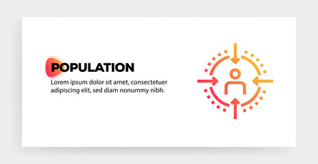 POPULATION ICON CONCEPT