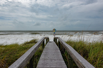 Hurricane Michael 2018 calm before the next outer band