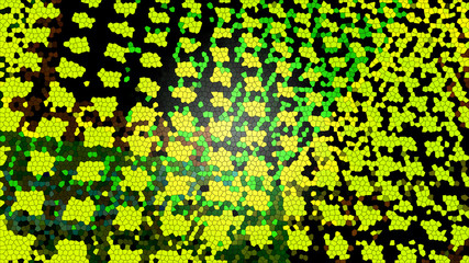 Polygonal abstract color background