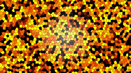 Polygonal abstract color background