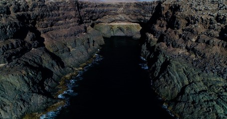 walk through a beautiful landscape with the sunset between the sky the sea and the land