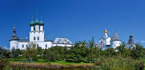 Rostov Veliky Kremlin. Rostov is an ancient Russian city, part of the popular tourist route Golden...