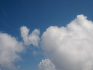 Fototapeta na wymiar blue sky with clouds background