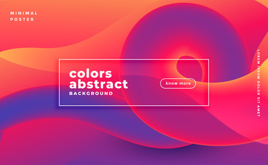 abstract colorful saturated loop banner design background