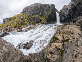 Waterfall in Iceland