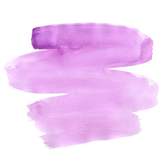 Pink and purple watercolor hand paint strains. Gradient colorful background.