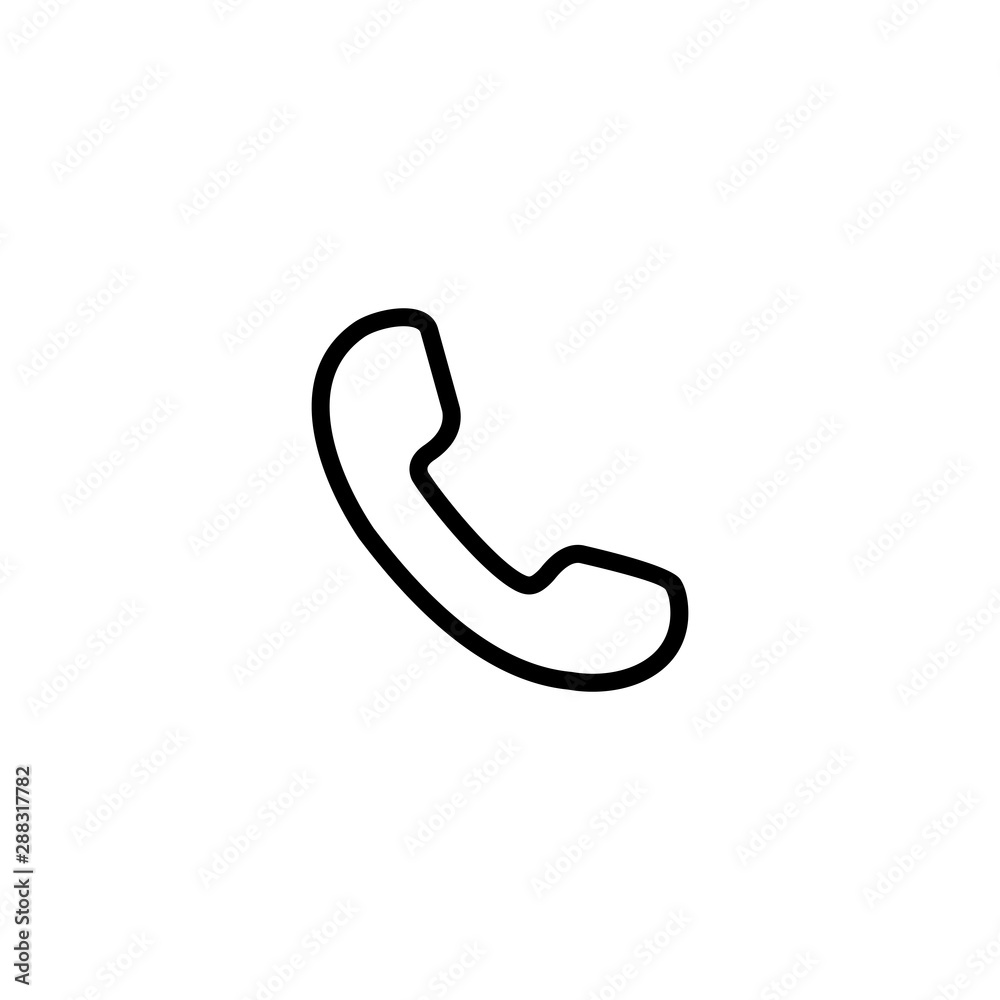Poster call line icon symbol vector. symbol for web site computer and mobile vector.
